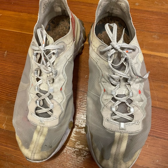 Nike React Element 87 Sail Light Bone - Picture 2 of 5